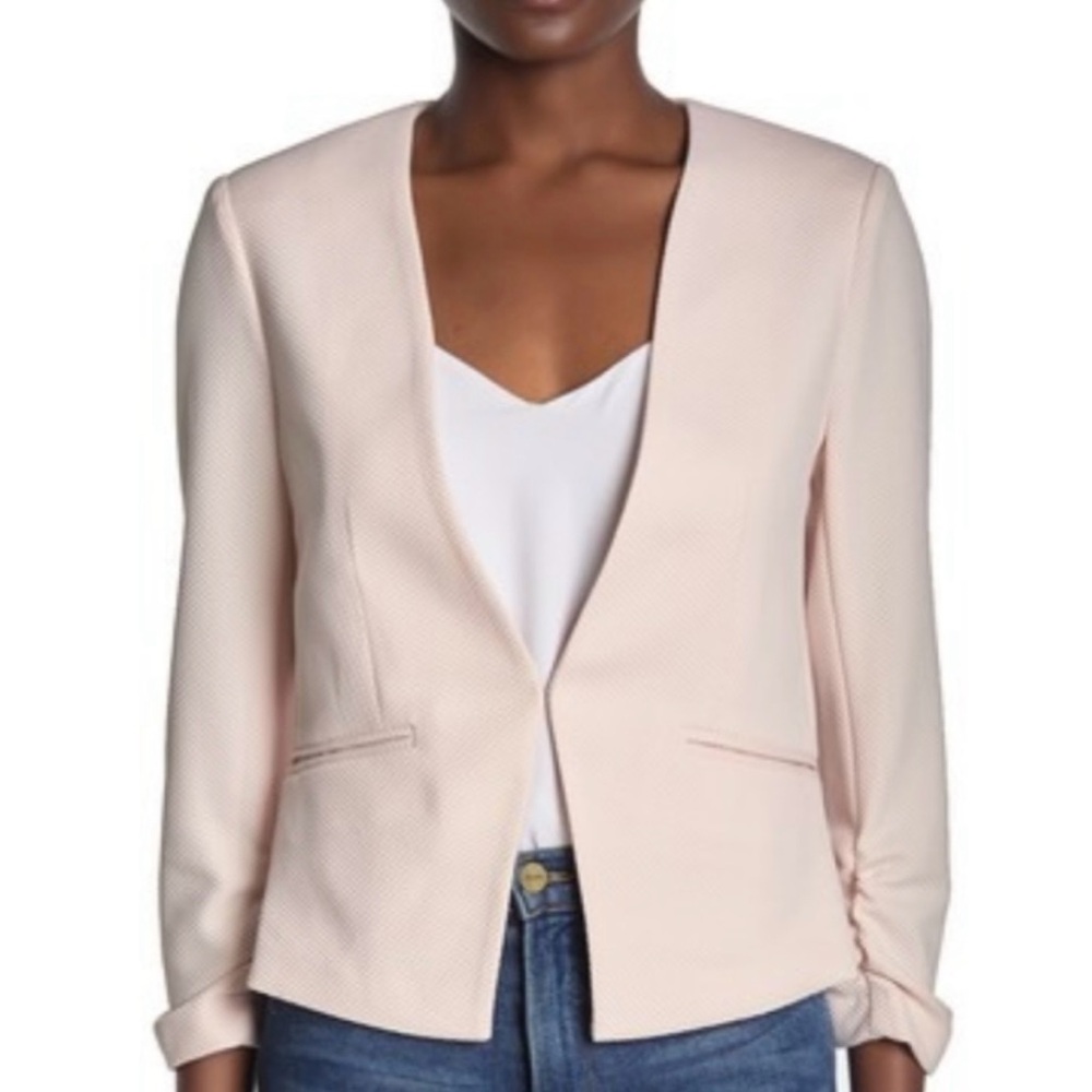 Amanda + Chelsea Blush Blazer XS NWT